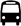 іконка автобуса чорна
