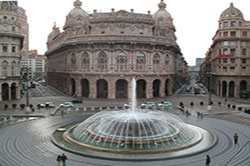 Piazza De Ferrari, Genova, Italia