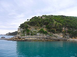 În jurul celor trei insule, Palmaria, Porto Venere